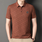 Футболка с коротким рукавом Ice Silk, мужская летняя