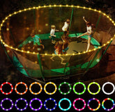 Trampoline Toy Outdoor Play At Night