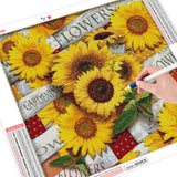 Fashion Diamond Painting Sunflower Mosaic Needlework