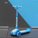 Folding Children's Scooter With Music And Light