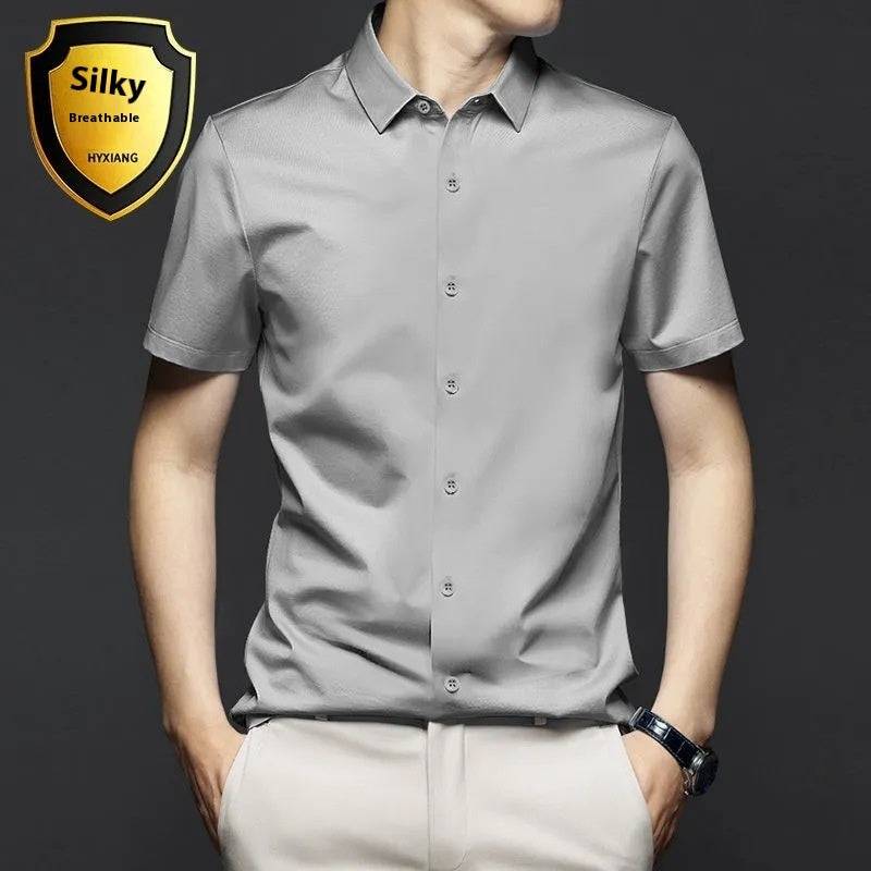 Куртаи остин кӯтоҳи мардона дарзмолнашаванда Тиҷорати зидди доғҳои мардона Куртаи остин кӯтоҳи мардона дарзмолнашаванда Тиҷорати зидди доғҳои мардона