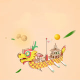 Dragon Boat Festival Series Wooden 3D Puzzles