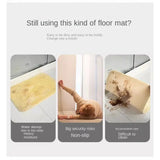 Kitchen Set Absorbent Floor Mat Diatom Mud Wear-resistant Foot Pad Cartoon Non-slip Oil-absorbing Mat Stain-resistant Carpet Anti-Oil, Anti-Slip, Dirty, Easy To Take Care Of Carpet