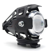 Waterproof LED Motorcycle Headlights Auxiliary Lamp Spotlight High Power U5 12V