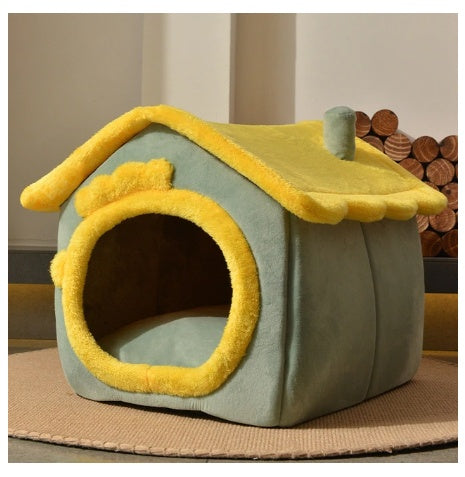 Foldable Dog House Pet Cat Bed Winter Dog Villa Sleep Kennel Removable Nest Warm Enclosed Cave Sofa Pets Supplies Foldable Dog House Pet Cat Bed Winter Dog Villa Sleep Kennel Removable Nest Warm Enclosed Cave Sofa Pets Supplies