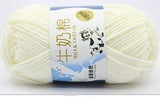 1 Pc Knitting Crochet Milk Soft Baby Cotton Wool Yarn 50g