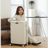 Trolley Aluminum Frame Large Capacity Front Opening Luggage