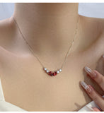 Water Drop Zircon Necklace Accessories For Women