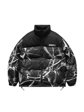 Custom TPU with adhesive label, stand collar, warm and thick cotton clothing