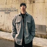 Рубашка мужская American Retro Corduroy Loose