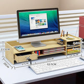 Computer Monitor Rack Drawer Neck Protection Storage Box