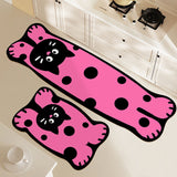Kitchen Set Absorbent Floor Mat Diatom Mud Wear-resistant Foot Pad Cartoon Non-slip Oil-absorbing Mat Stain-resistant Carpet Anti-Oil, Anti-Slip, Dirty, Easy To Take Care Of Carpet