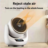 New Swing Fan Cooling And Heating Remote Control Can Be Warm Air Blower
