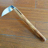 Stainless Steel Bent Handlebar Sickle Agricultural Mower Gardening Tools