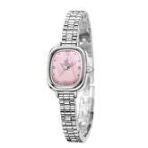 Steel Belt Waterproof Quartz Small Square Watch