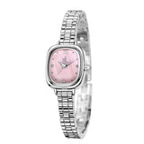 Steel Belt Waterproof Quartz Small Square Watch