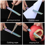 Damascus Steel Fruit Knife High Grade Cutting Tools Portable