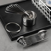 Color Silicone Handle Stainless Steel Measuring Cup