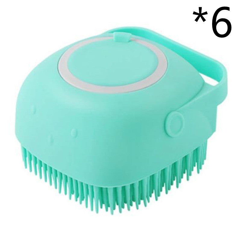Silicone Dog Bath Massage Gloves Brush Pet Cat Bathroom Cleaning Tool Comb Brush For Dog Can Pour Shampoo Dog Grooming Supplies Silicone Dog Bath Massage Gloves Brush Pet Cat Bathroom Cleaning Tool Comb Brush For Dog Can Pour Shampoo Dog Grooming Supplies