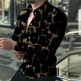3D Printed Long Sleeve Lapel Shirt