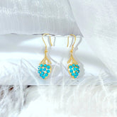 Pearl Bow Stud Earrings Women's High Sense