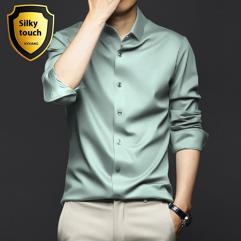 Long Sleeve Shirt Men's Anti-wrinkle Non-ironing Business Clothing Shirt Long Sleeve Shirt Men's Anti-wrinkle Non-ironing Business Clothing Shirt