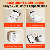 Portable Home Thermal Label Printerink-free Sticky Note Printer