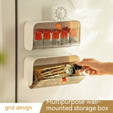 Wall Hanging Grid Storage Box Home Toilet Supplies Household Household Small Supplies Appliances