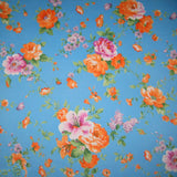 Crafts Toys Home Textiles White Peony Printing Fabric