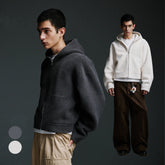 Двухстороннее пальто из овечьей шерсти в стиле ретро, сохраняющее тепло хлопковая одежда