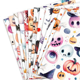 Halloween Decoration Pumpkin Horror Skull Wrapping Paper Handmade Gift Box