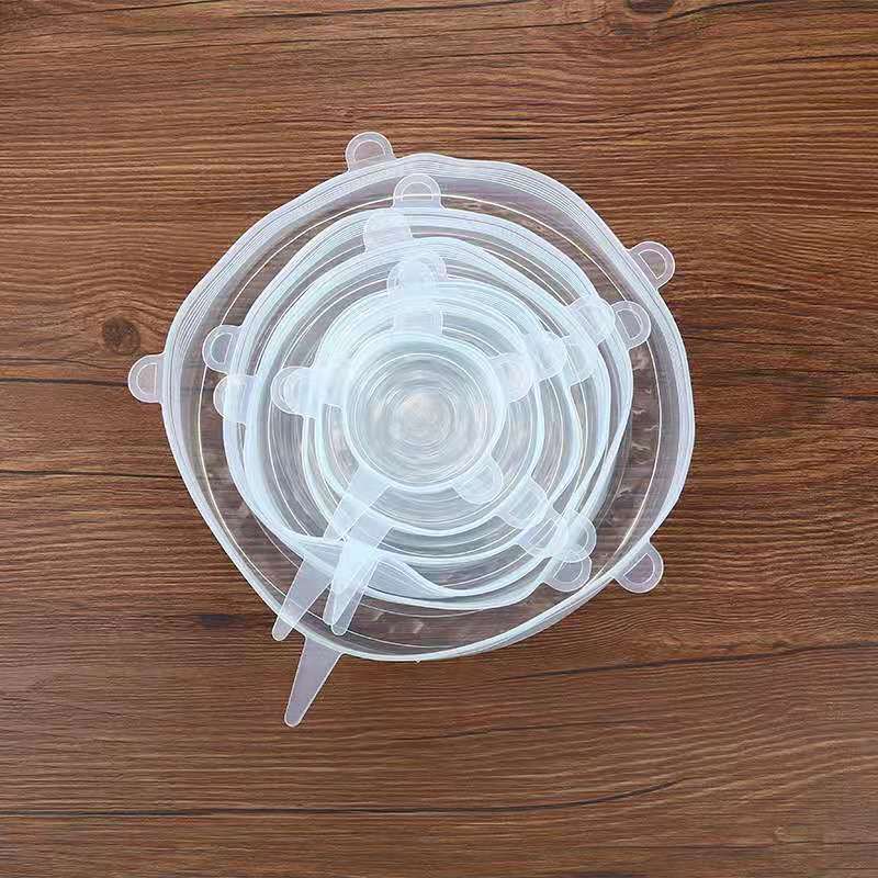 6Pcs Food Silicone Cover Fresh-keeping Dish Stretchy Lid Cap Reusable Wrap Organization Storage Tool Kitchen Accessories 6PCS Silicone Stretch Lids 6Pcs Food Silicone Cover Fresh-keeping Dish Stretchy Lid Cap Reusable Wrap Organization Storage Tool Kitchen Accessories 6PCS Silicone Stretch Lids