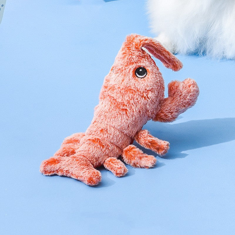 Pet Toys Electric Jumping Shrimp USB Charging Simulation Lobster Funny Cat Plush Pets Toy Pet Toys Electric Jumping Shrimp USB Charging Simulation Lobster Funny Cat Plush Pets Toy