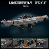 Military Submarine Building Blocks Toys