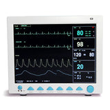 12.1 Inch ICU CCU Vital Signs Patient Monitor 6-parameter ECG RESP NIBP SPO2 TEMP PR