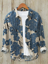 Retro Long Sleeve Shirt 3D Digital