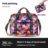 Travel Bag Large Capacity Lightweight Tote Business Traveling Luggage Bag Can Cover Trolley Case