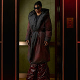 Men's Autumn Winter Dirty Thick Cotton Coat