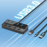 Vention Usb Extender Expansion Dock Docking Station Extender Multi-interface Plug