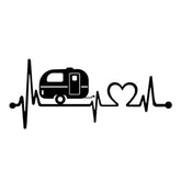 Car Reflective ECG RV Stickers
