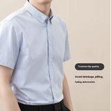 Autumn striped shirt men's business casual