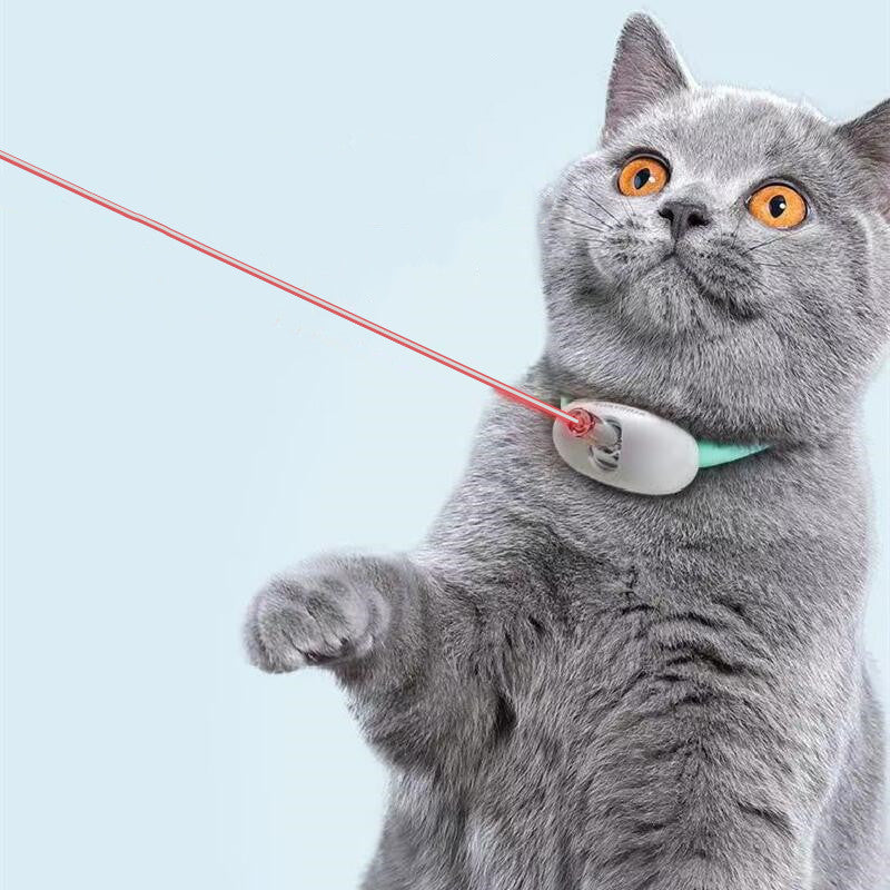 Automatic Cat Toy Smart Laser Teasing Cat Collar Electric USB Charging Kitten Amusing Toys Interactive Training Pet Items Automatic Cat Toy Smart Laser Teasing Cat Collar Electric USB Charging Kitten Amusing Toys Interactive Training Pet Items