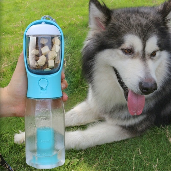 Portable Cat Dog Water Bottle Food Feeder Drinker Poop Dispenser 3 In 1 Leak-proof Multifunctional Dog Water Bottle Pet Products Portable Cat Dog Water Bottle Food Feeder Drinker Poop Dispenser 3 In 1 Leak-proof Multifunctional Dog Water Bottle Pet Products