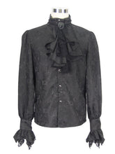 Mens Retro Shirt European British Medieval Style