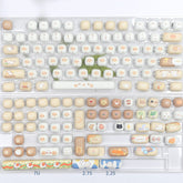 Steamed Bread Key Cap Bags Cat Full Set 7u Supplement