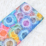 Plain Digital Cotton Fabric Van Gogh Wind Halo Printing Handmade DIY Clothing