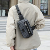 Men's Chest Printed Light Luxury Cross-border Shoulder Bag Casual