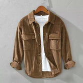 Men's high quality corduroy shirt for spring and autumn