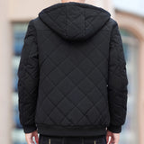 Флисовая куртка в клетку Diamond Plaid, хлопковое утепленное пальто