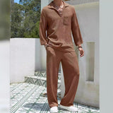New Casual Shirt Trousers Men's Commuter Suit
